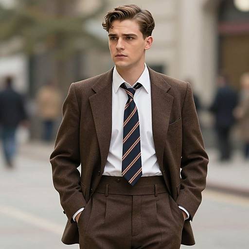 Vintage Gatsby-Inspired Confident Man