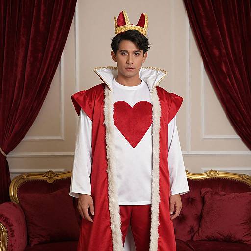Male Queen of Hearts Costume