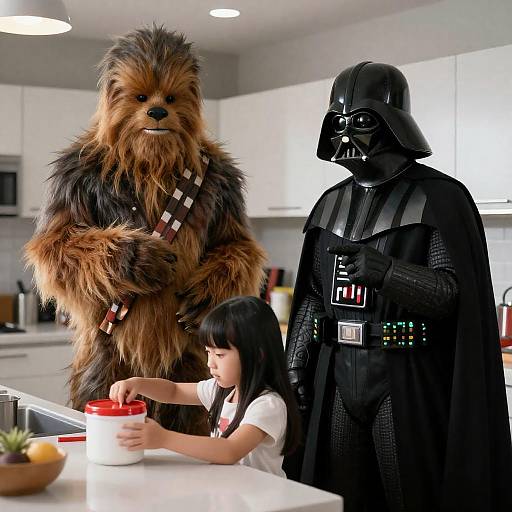 Star Wars Kitchen Adventure with Iconic Characters