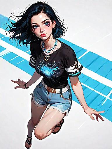 Casual Chic Woman in Boutique