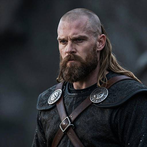 Close-Up of Viking Warrior