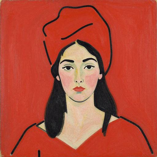 Fauvist Woman with Red Headdress