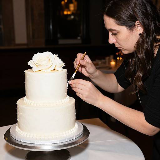 Elegant Brooklyn Wedding Cake Design