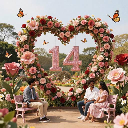 Enchanted Valentine's Day Garden