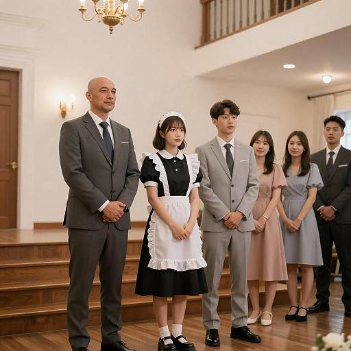 Elegant Wedding Ceremony in a Hall