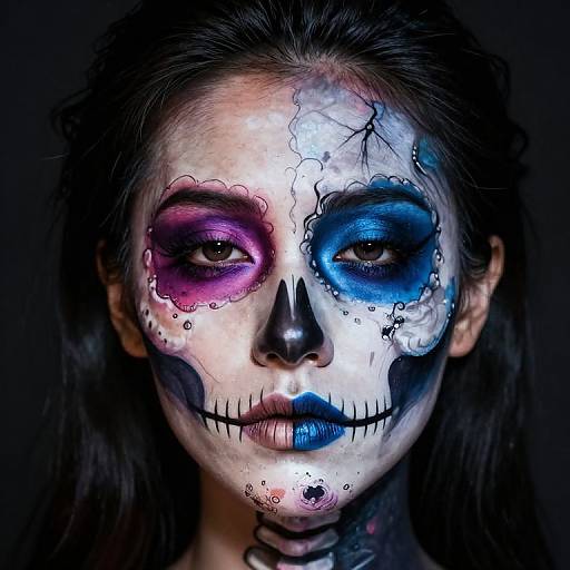 Ethereal Life and Death Makeup