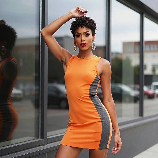 Bold Street-Style Transgender Fashion Portrait