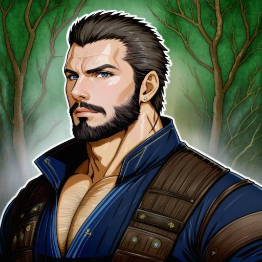 Illustration of Adventurer (ff14), final fantasy in the style of Sankuro (agoitei)