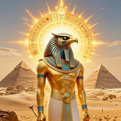Radiant Rah: Ancient Egyptian Sun God