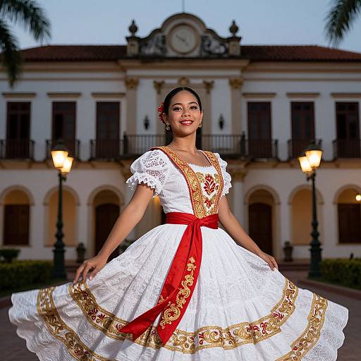 Maria Clara in Colonial Mansion Setting