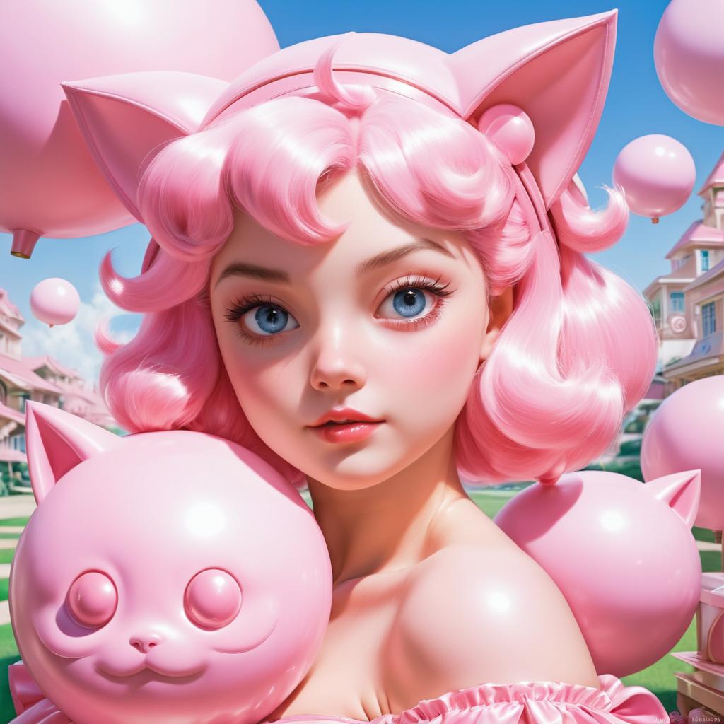 Ultra-Detailed Humanized Jigglypuff Artwork