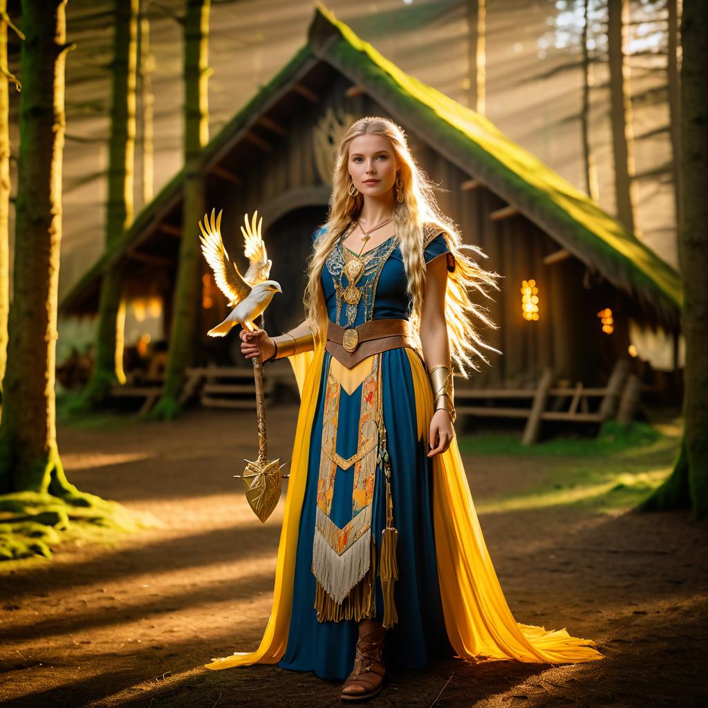 Cinematic Portrait of Norse Goddess Freya