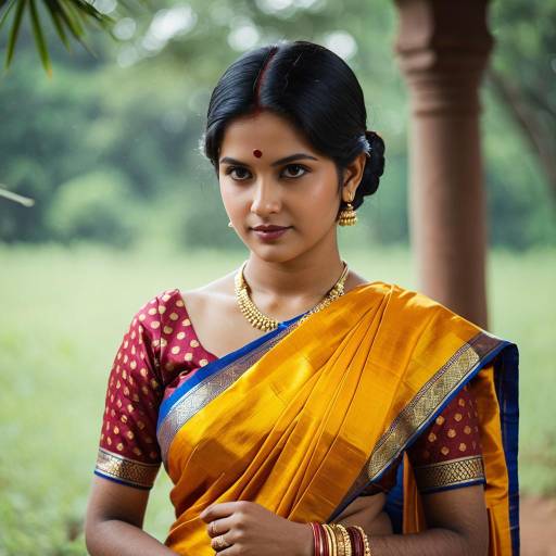 Traditional South Indian Cosplay Costume Idea