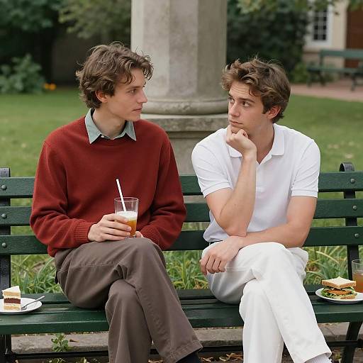 Relaxing in the Garden: A Cozy Scene