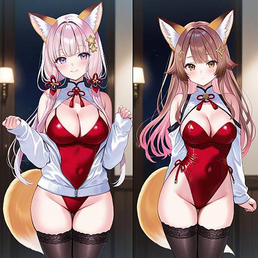 Illustration of Annytf, indie virtual youtuber in the style of Hanekoto