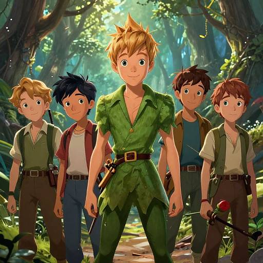 Surreal Lost Boys in Ray Caesar Style