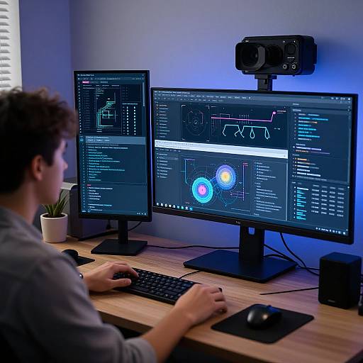 Developer Working on Stable Diffusion AI