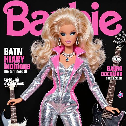 Glam Rock Barbie High-Fashion Shoot