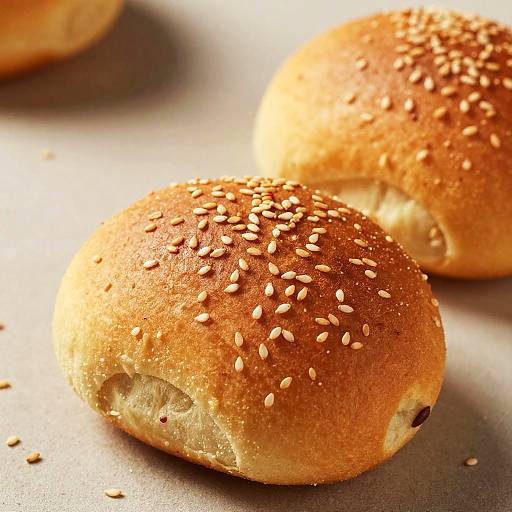 Golden Sesame Seed Bread Rolls