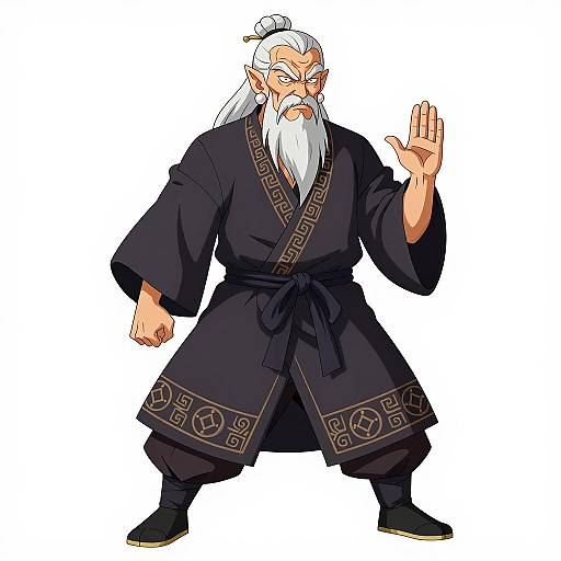 Anime Martial Arts Wizard Master