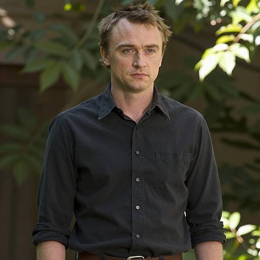 Man in Black Shirt Outdoors