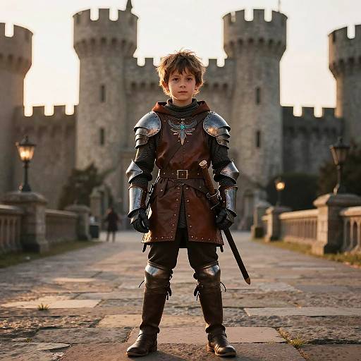 Fantasy Knight Apprentice Photography