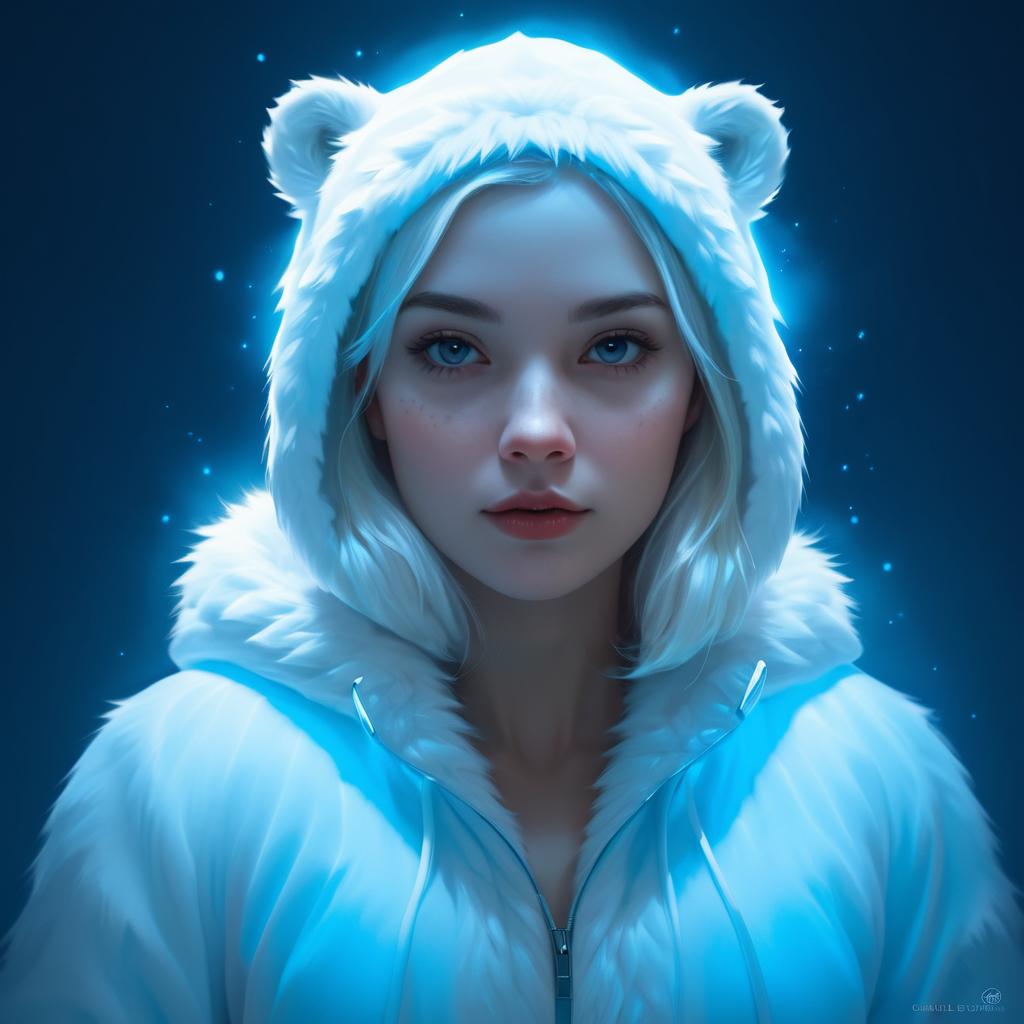 Enchanting Polar Bear Character Concept Art