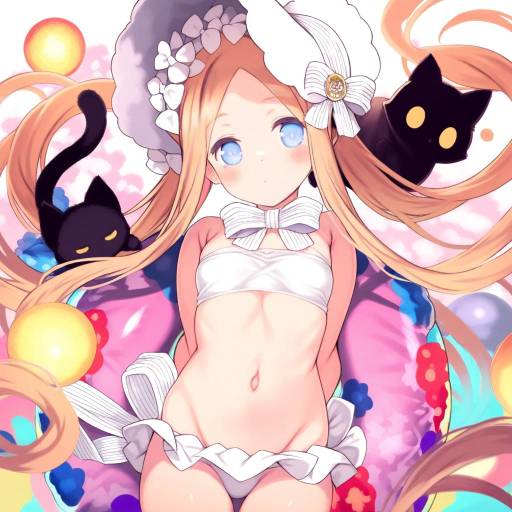 Illustration of Abigail williams (swimsuit foreigner) (third ascension) (fate), fate/grand order in the style of Kurasuke