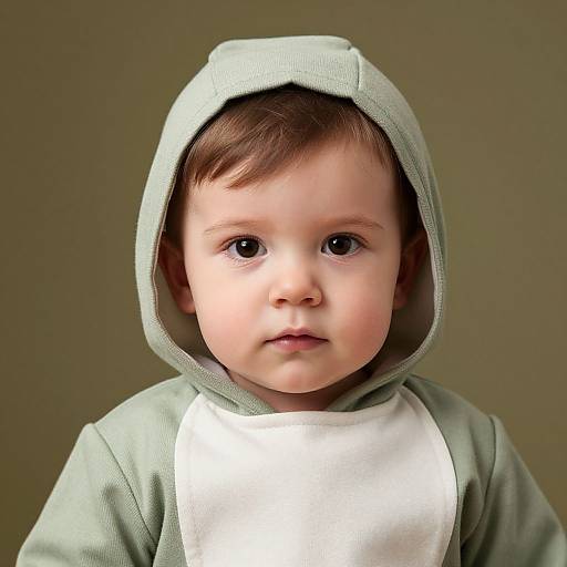 Realistic Infant Costume with Hood