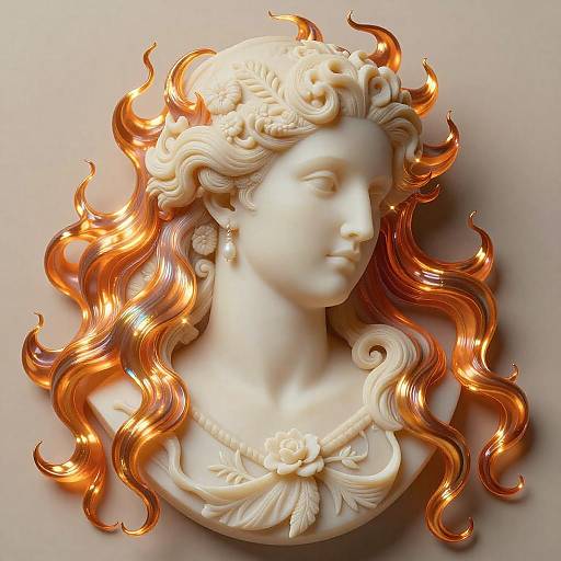 Dreamlike Art with Iridescent Beauty