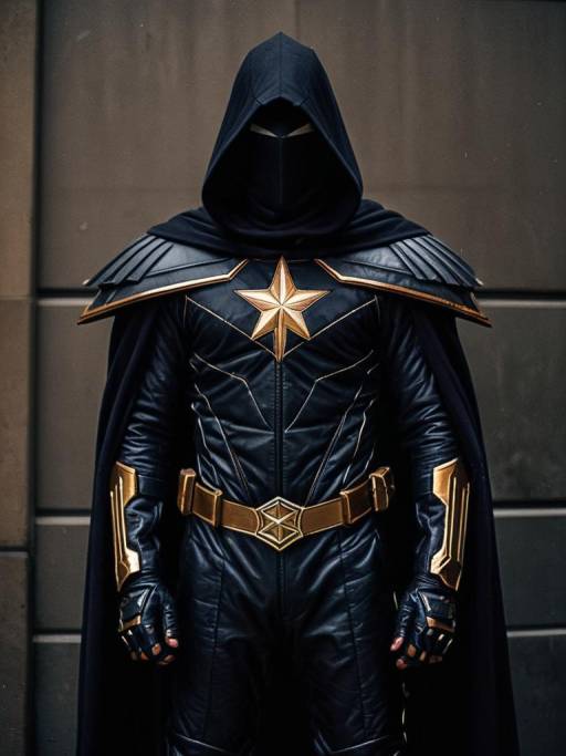 Man in Darkstar Cosplay Costume