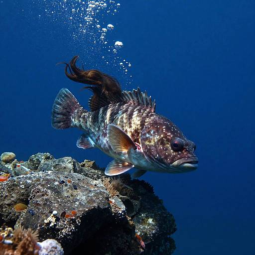 Photorealistic Deep Sea Ariel Pose