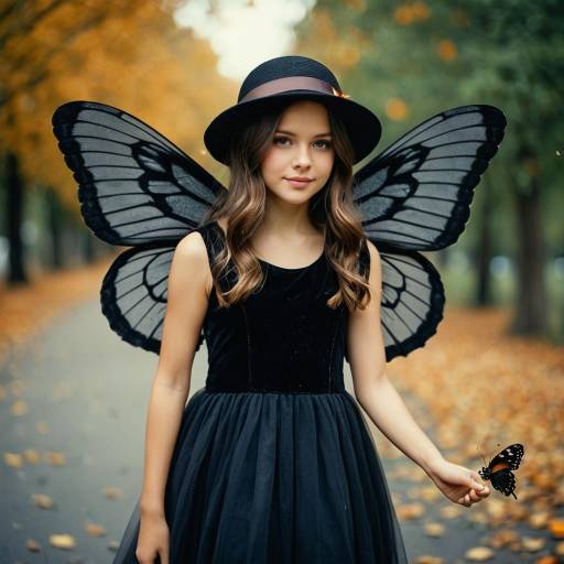 Enchanting Black Angel for Halloween