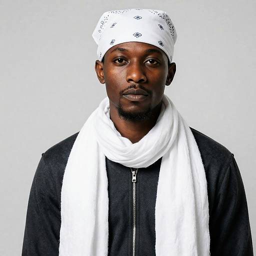 Portrait of a Stylized Black Man