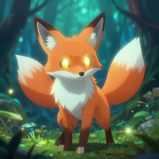 Mystical Fox-Themed Pokemon Adventure