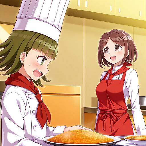 Illustration of Hanamura teruteru, danganronpa (series) in the style of Harada (sansei rain)