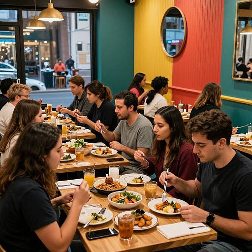 Vibrant Urban Restaurant Scene