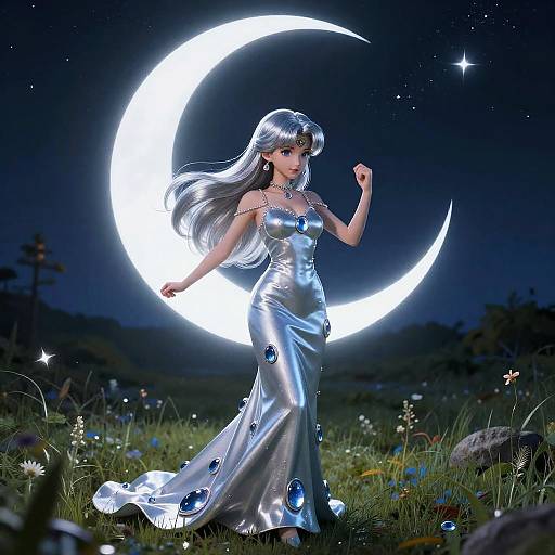 Magical Girl Android 18 Moonlight