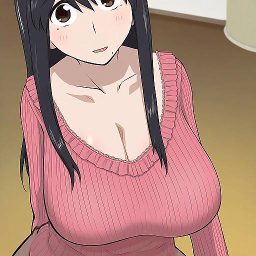 Illustration of Ohno kanako, genshiken in the style of Seiran (mousouchiku)