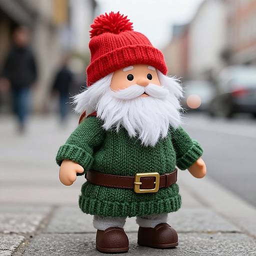 Bearded Doll in Green Sweater