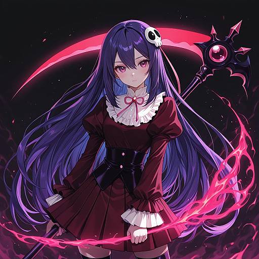 Illustration of Haqua d'rot herminium, kami nomi zo shiru sekai in the style of Koyashaka