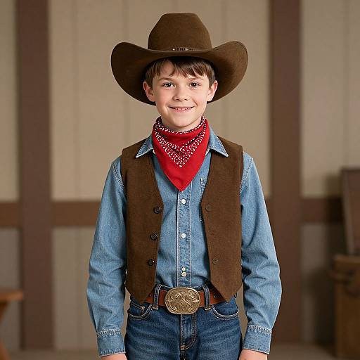 Marty McFly in Cowboy Costume