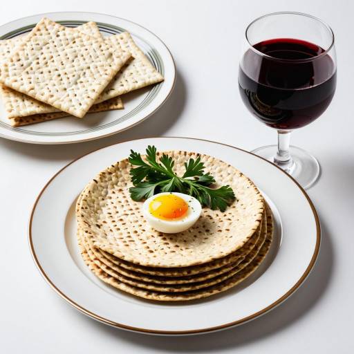 Elegant Passover Plate Arrangement