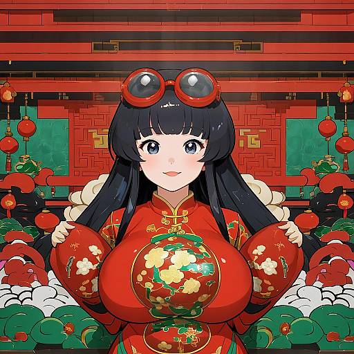 Illustration of Mousse (ranma 1/2), ranma 1/2 in the style of Nhaliz