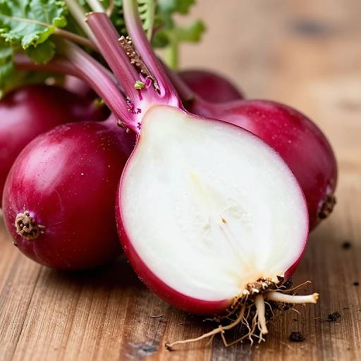 Close-Up of Fresh Rabanito Bunch