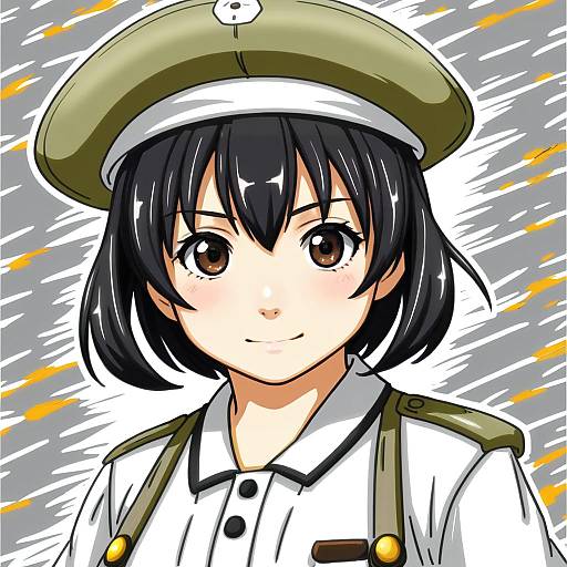 Illustration of Arare (kancolle), kantai collection in the style of Kobamiso (kobalt)