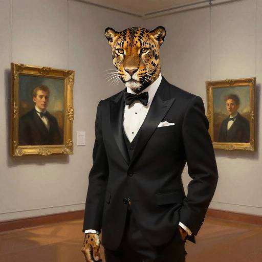 Stern Panther as Art Curator