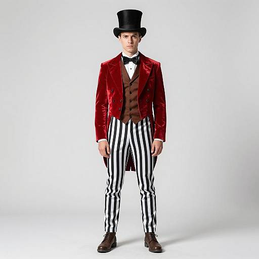 Vintage Circus Psycho Costume Portrait