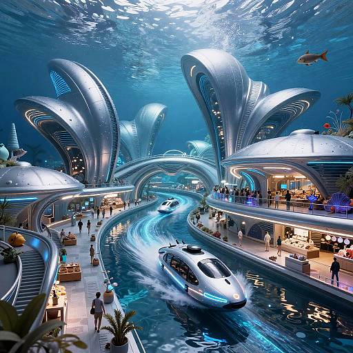 Futuristic Aquatic Metropolis