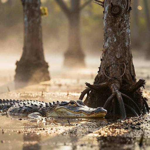 American Alligator at Sunrise Swamp